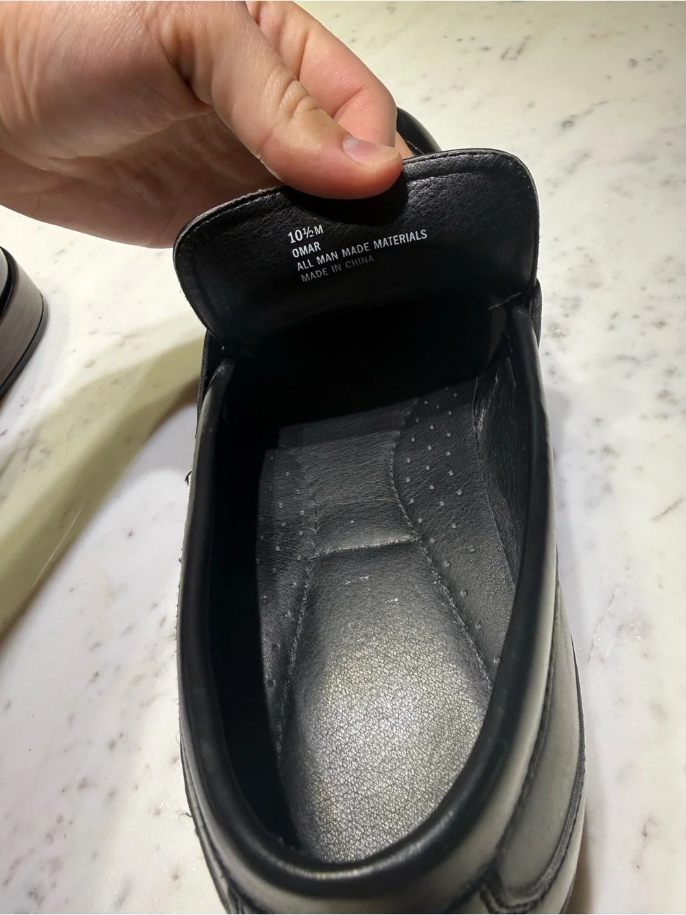 Van Heusen Black Leather Bit Loafers